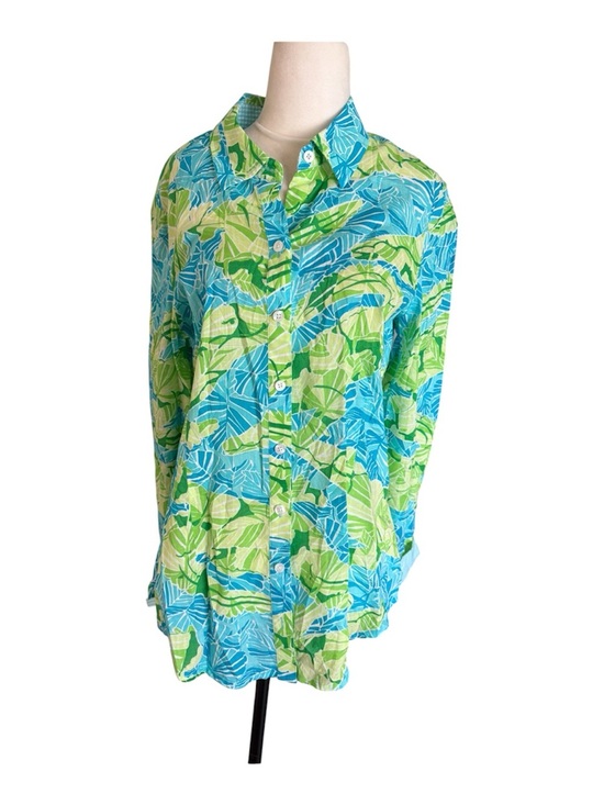 Lilly Pulitzer Tops - Lily Pulitzer Corton long sleeve button up